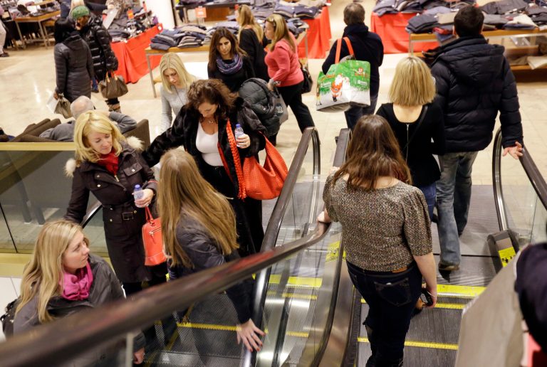 Consumer sentiment indices are often regarded as a leading indication for spending. (AP Photo)