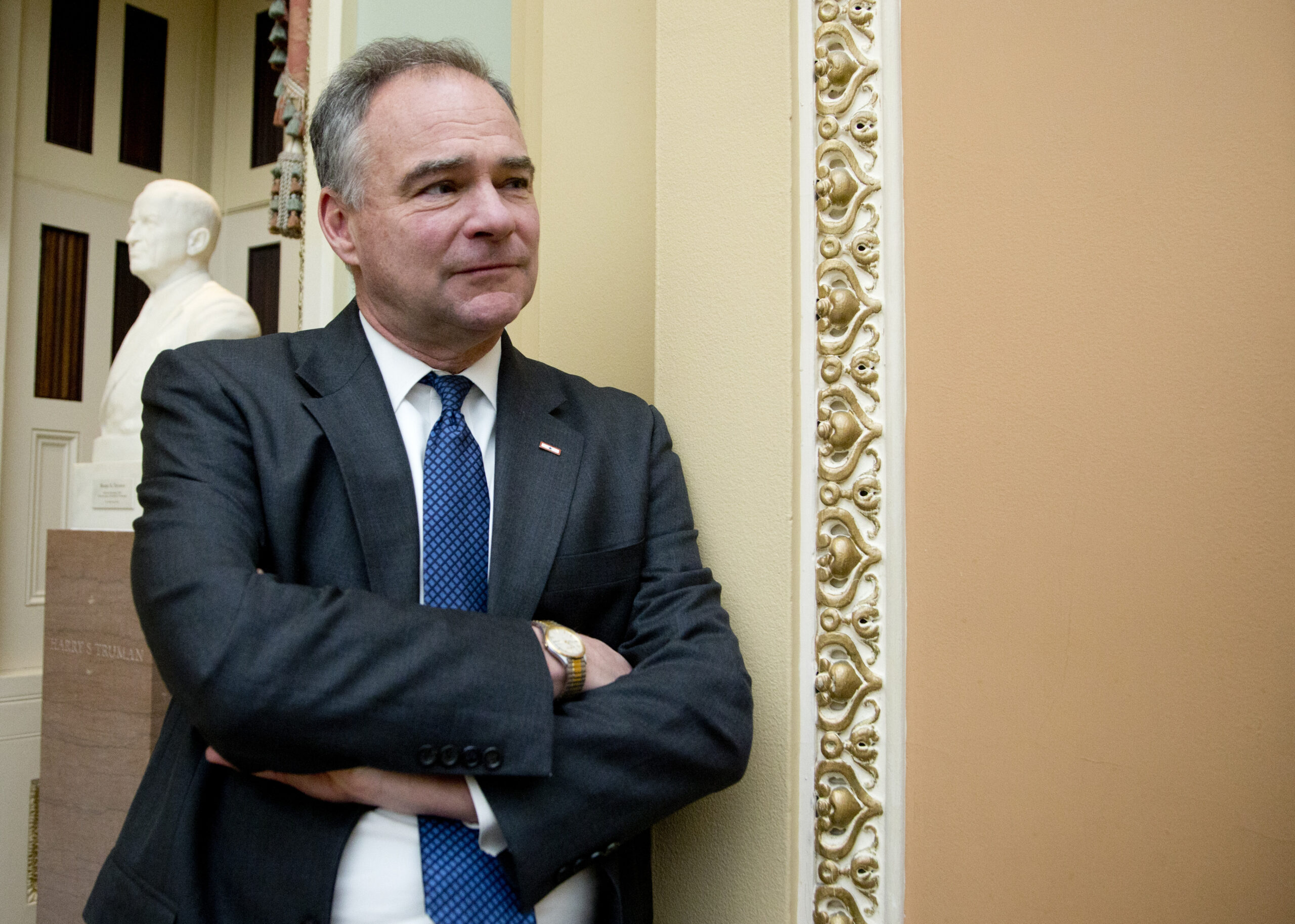 VIDEO: Sen. Tim Kaine pushes stronger congressional authorization for airstrikes