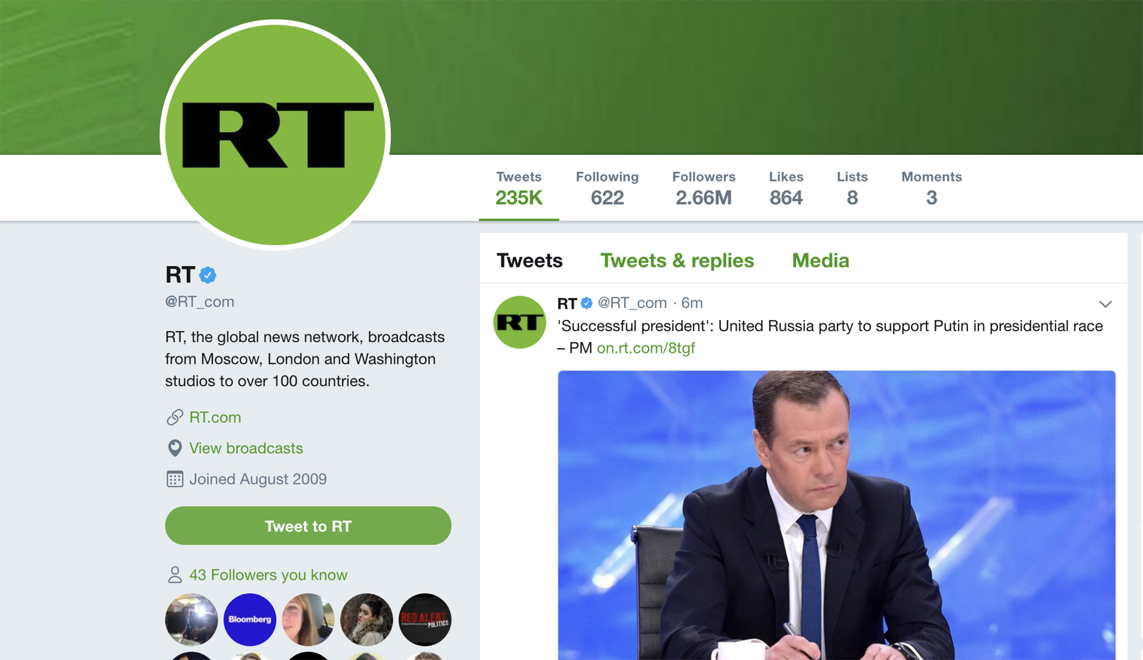 Russia’s RT loses Capitol Hill press credentials