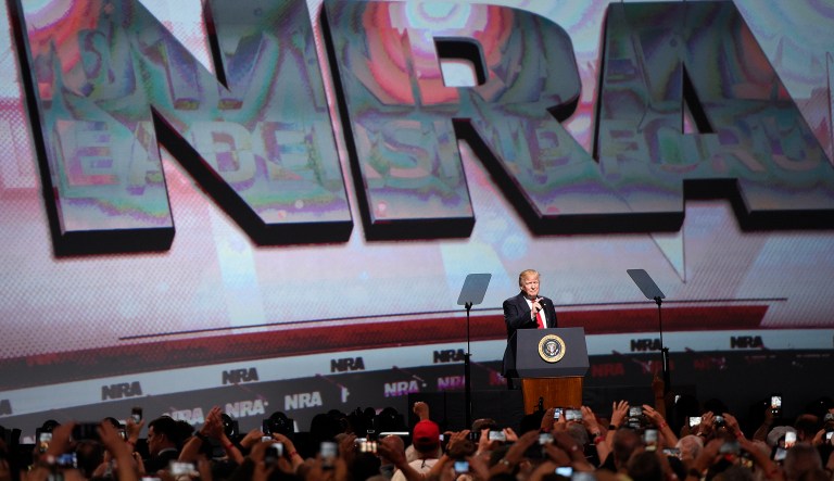 According to reports, the FBI is investigating whether Russian money went to the NRA in order to help President Trump win the 2016 election. (AP Photo/Mike Stewart)