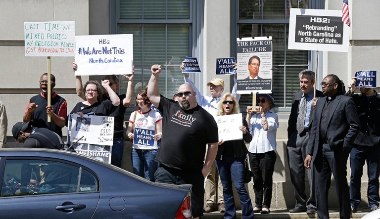 The bill is similar to the controversial one signed into law in North Carolina last month that has drawn criticism from around the country. (AP Photo/Gerry Broome)