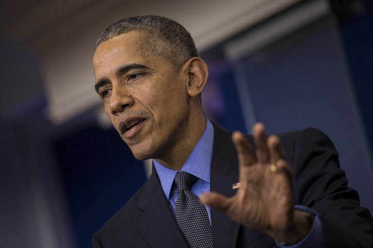 A federal judge sentenced Brian Dutcher for his 2015 plan to shoot President Obama. (Drew Angerer/Bloomberg)