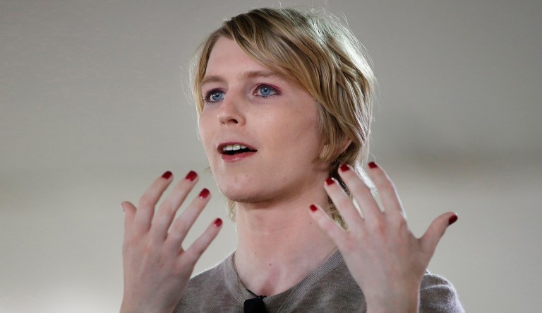 Chelsea Manning filed her statement of candidacy with the Federal Election Commission to run for the U.S. Senate in Maryland. She will challenge Democrat Ben Cardin who has served two terms. (AP Photo/Steven Senne)