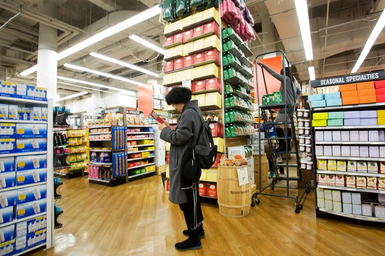 The Labor Department reports on U.S. consumer prices for April. The Fed has an inflation target that translates to roughly 2.3 percent in the Consumer Price Index. (AP Photo/Mark Lennihan)
