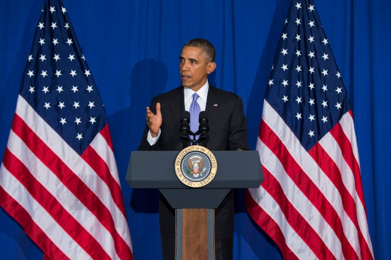 President Barack Obama delivers remarks at the Consumer Financial Protection Bureau.