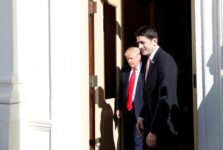 How well President-elect Trump and House Speaker Paul Ryan work together will likely determine whether Obamacare is repealed, taxes are cut, immigration and perhaps major entitlement programs are reformed. (AP Photo/Alex Brandon)