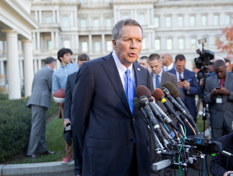 Kasich, a Republican who opposes abortion, vetoed a more stringent bill also passed by the state legislature, which would have banned abortions once a fetal heartbeat can be detected, which is usually around seven or eight weeks of pregnancy. (AP Photo/Pablo Martinez Monsivais)
