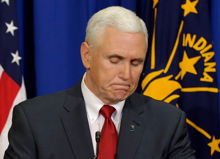 Pence has maintained that the law's intent was not to legally condone intolerance, nor would discrimination be allowed under the law. (AP Photo)Â 