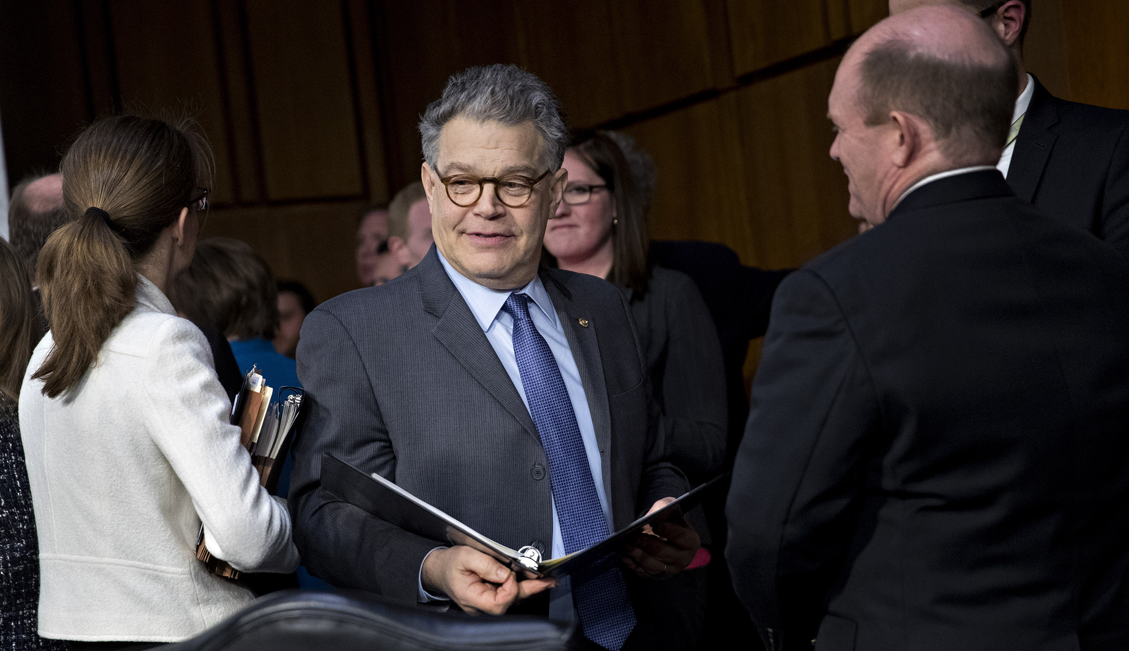 Eight women who worked for Al Franken say he ‘treated us with the utmost respect’