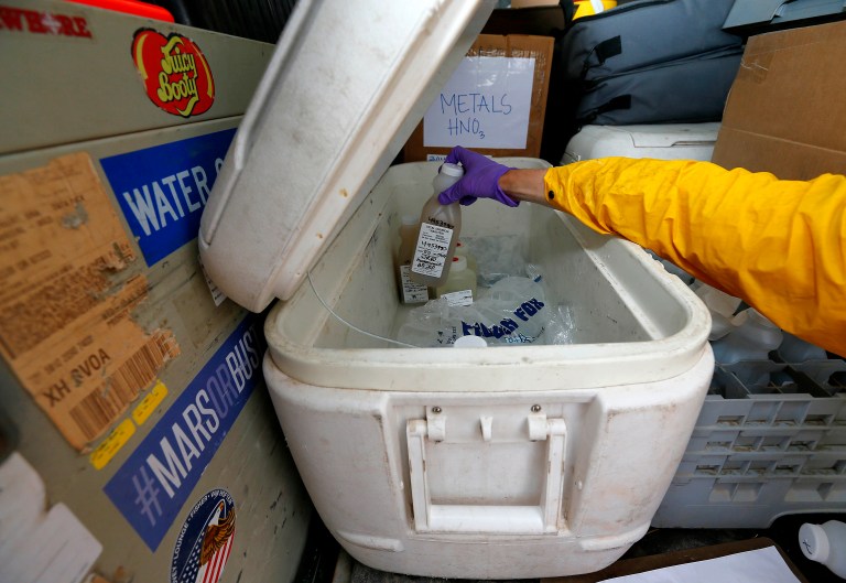 Researchers at five universities will investigate the effects of metal-laden water from abandoned mines. (AP Photo/Matt York)