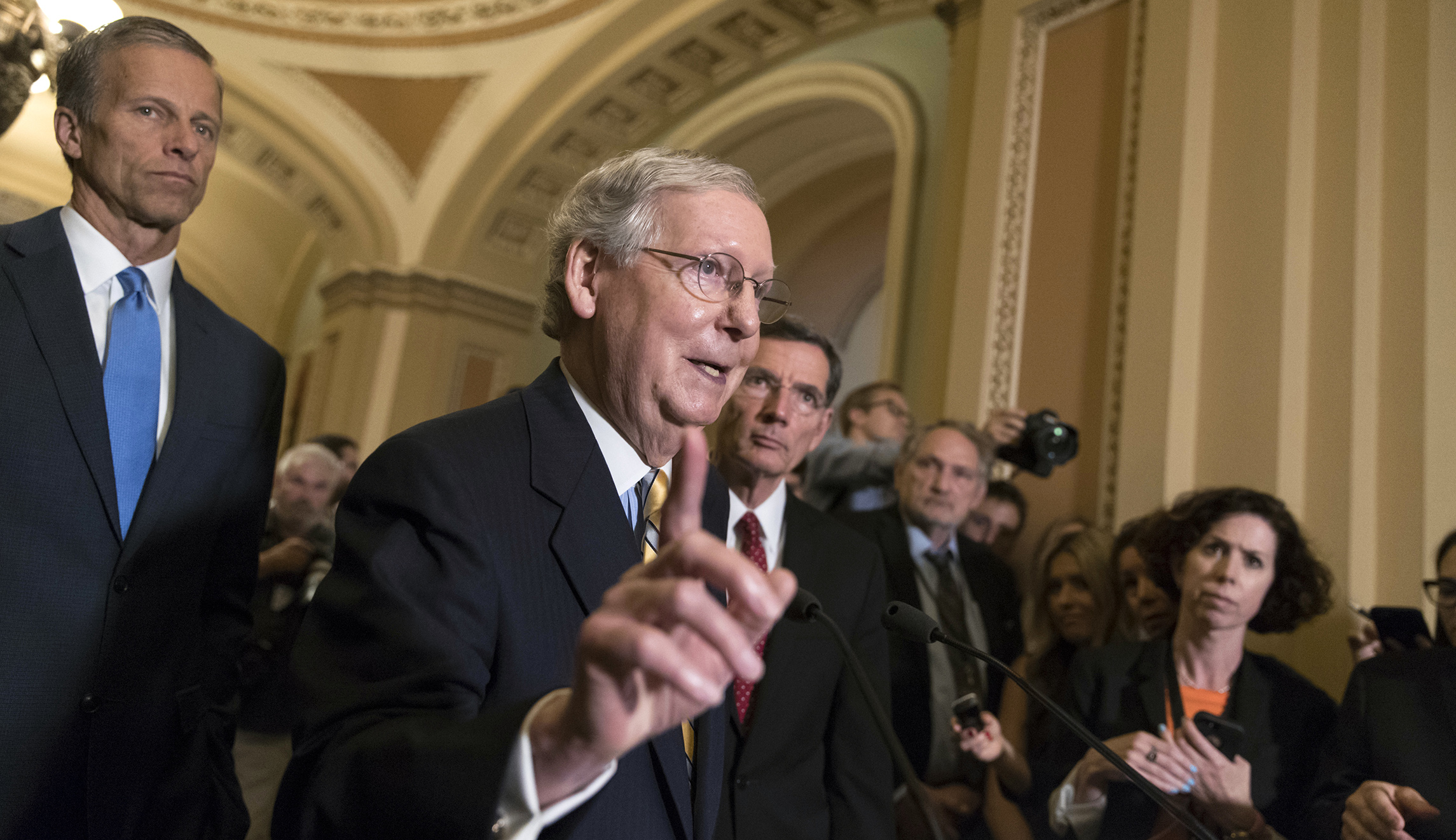 Senate leadership scrambles to lock down healthcare votes