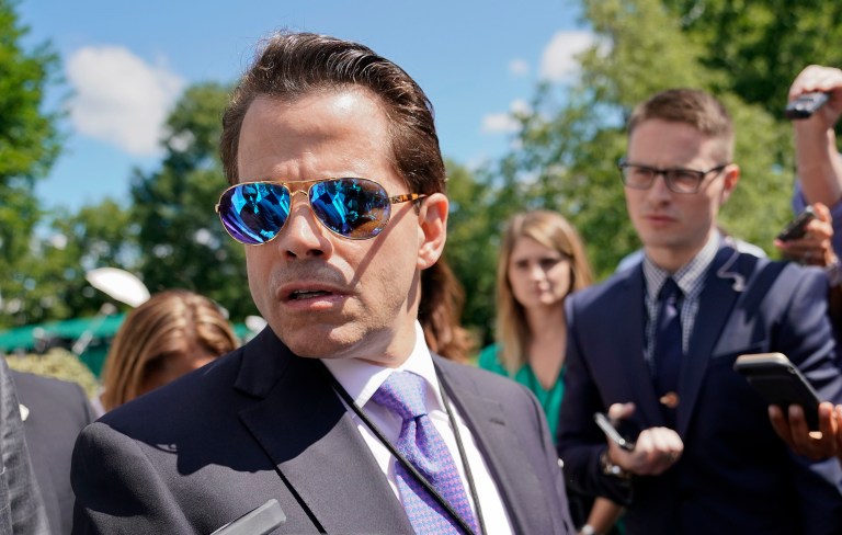 President Trump announced Anthony Scaramucci as his new communications director on July 21, and has since ensnared headlines by deleting much of his Twitter history, promising harsh retribution against leakers, and shaming his colleagues in the administration in vulgar fashion. (AP Photo/Pablo Martinez Monsivais)