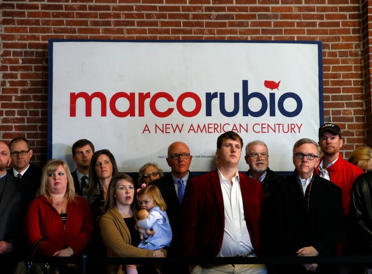 According to Rubio spokesman Alex Conant, the Florida senator's schedule 