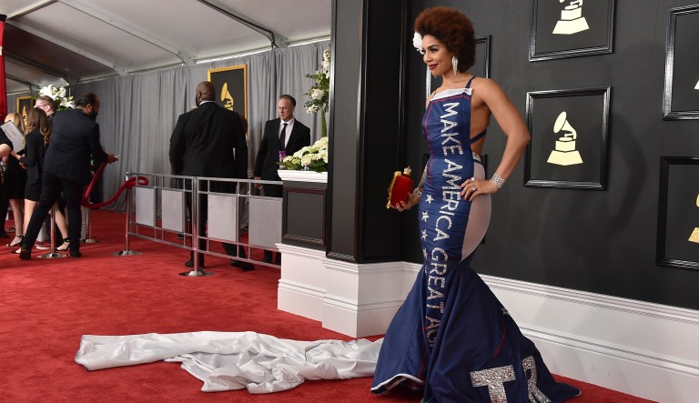 Singer Joy Villa, who wore a 