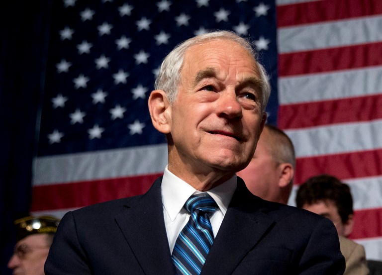 Former Texas Rep. Ron Paul endorsed the Republican primary challenger to Arizona Sen. John McCain on Monday, citing his 