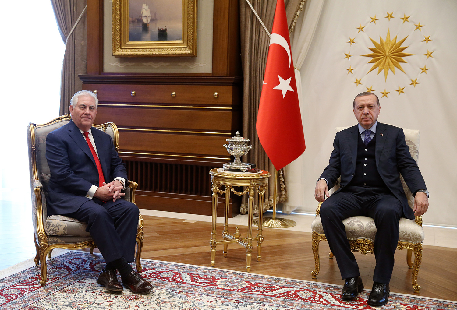 Rex Tillerson tries to salve Turkish anger about U.S. anti-ISIS ally
