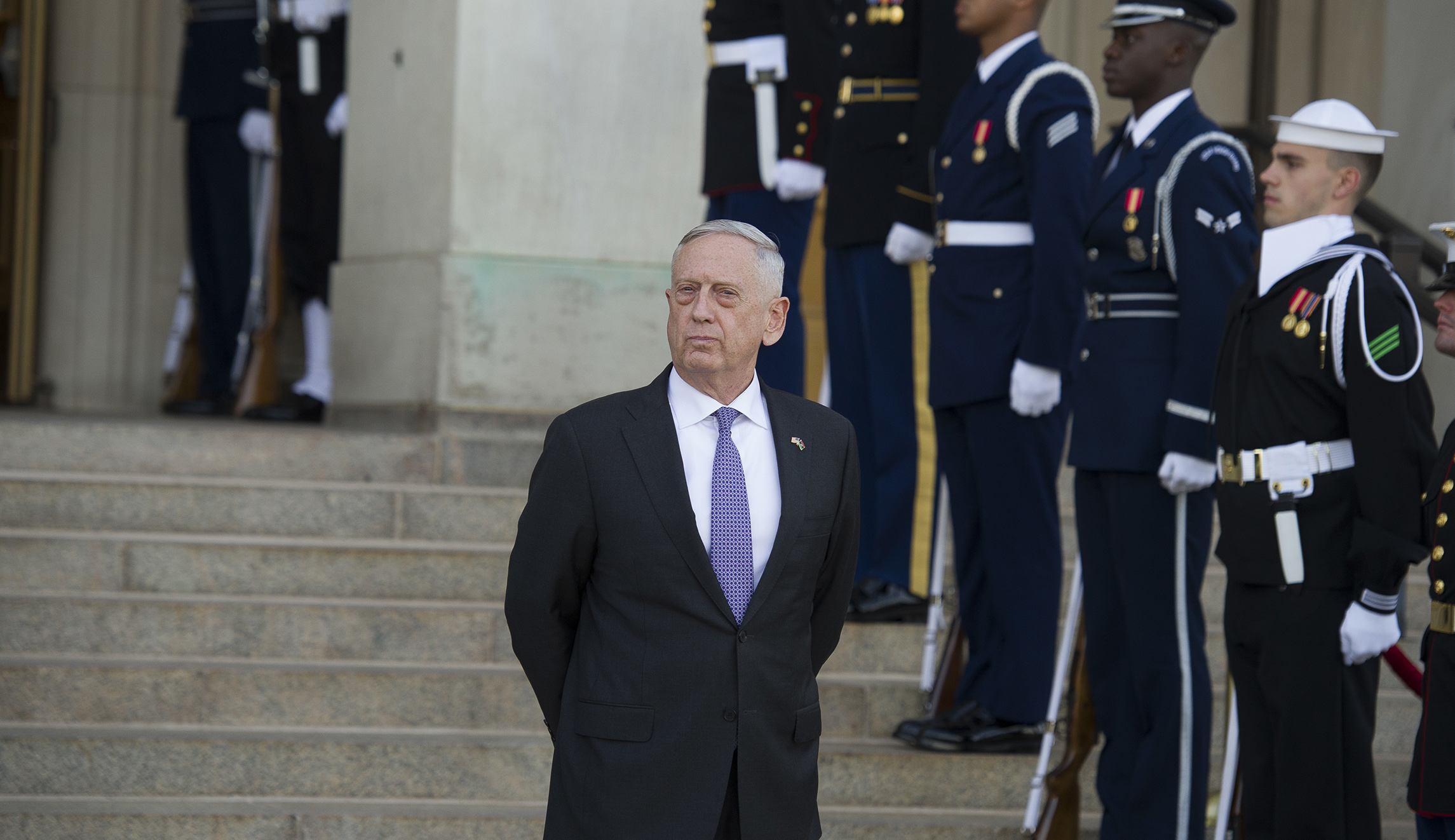 Defense secretary in action: More ‘warrior monk’ than ‘Mad Dog’ Mattis