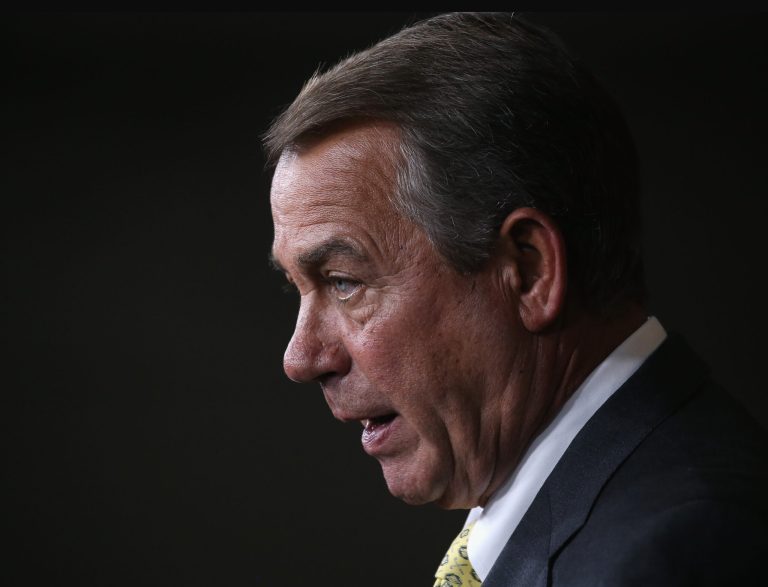 House Speaker Boehner John Boehner speaks to the media during a news conference at the U.S. Capitol April 30, 2015 in Washington. (Photo by Mark Wilson/Getty Images)