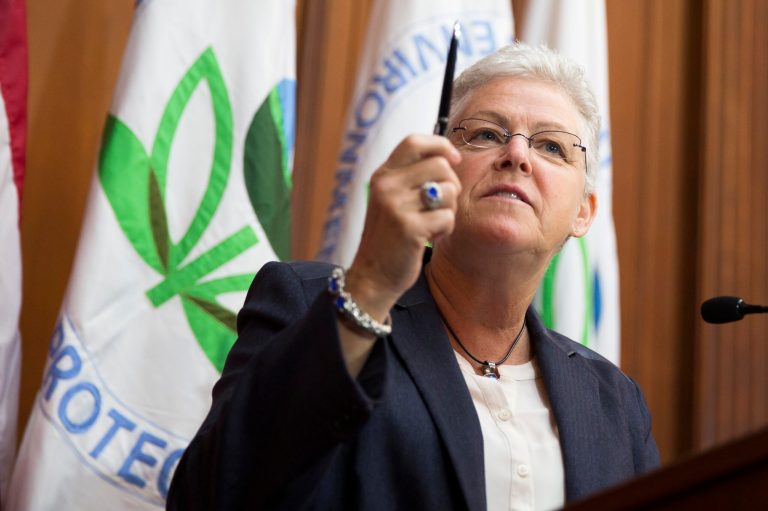 Environmental Protection Agency Administrator Gina McCarthy, pictured above. According to aÂ Office of Management and Budget, the EPA is the costliest agency.Â (AP Photo/ Evan Vucci)