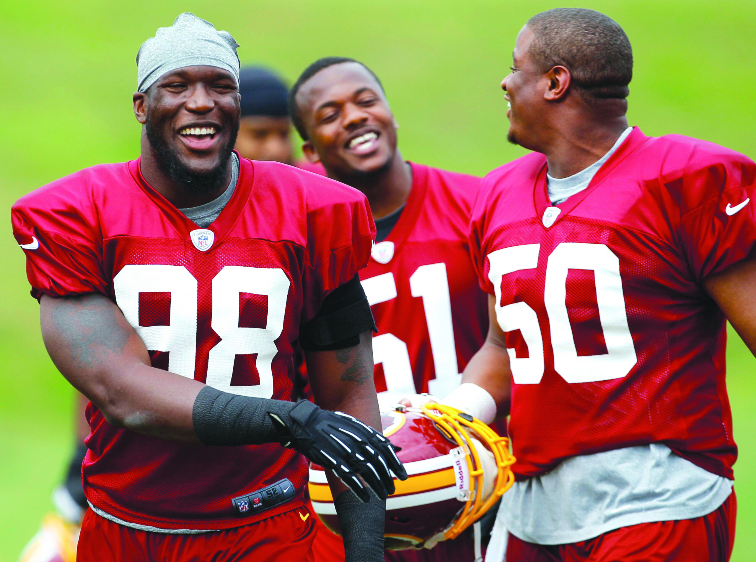 Redskins’ Orakpo in a rush to get better