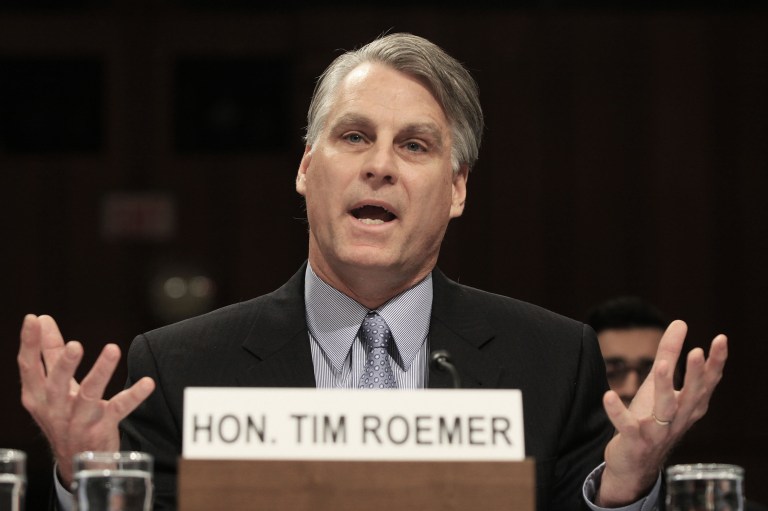 Former Rep. Tim Roemer, D-Ind., served both on the joint Intelligence Committee that investigated the Sept. 11 attacks and initially wrote the 28 pages, as well as the 9/11 Commission that included them as a classified section of their final report. (AP Photo/Lauren Victoria Burke)