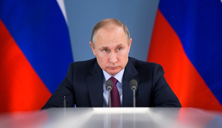 Russian President Vladimir Putin in an interview with Megyn Kelly hinted he would not necessarily try to prevent election interference from Russia nationals from happening in the future. (Alexei Druzhinin, Sputnik, Kremlin Pool Photo via AP)
