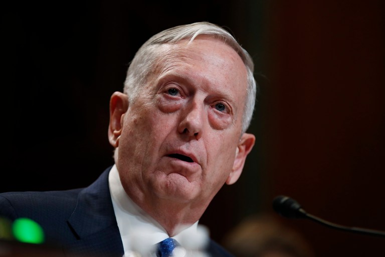 Defense Secretary Jim Mattis said that the United States should have only 