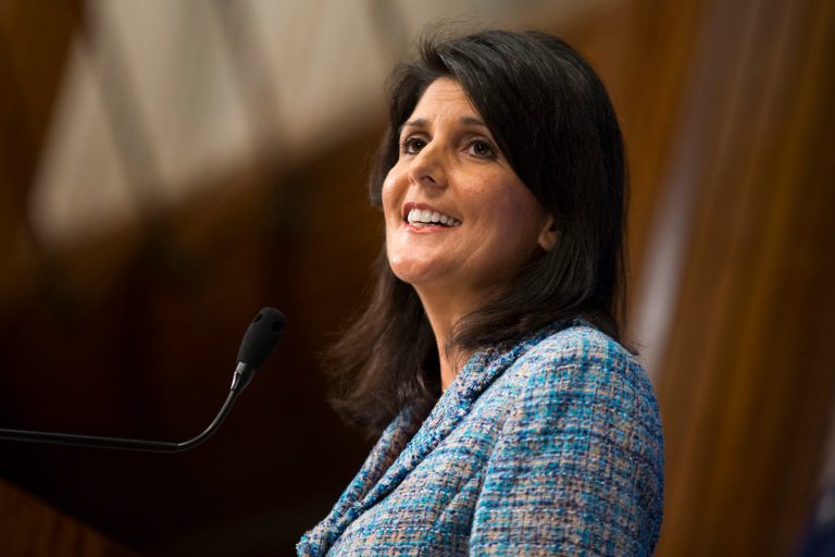 South Carolina Gov. Nikki Haley received high praise for her delivery of the Republican response to the president's State of the Union address Tuesday. (AP Photo/Evan Vucci)