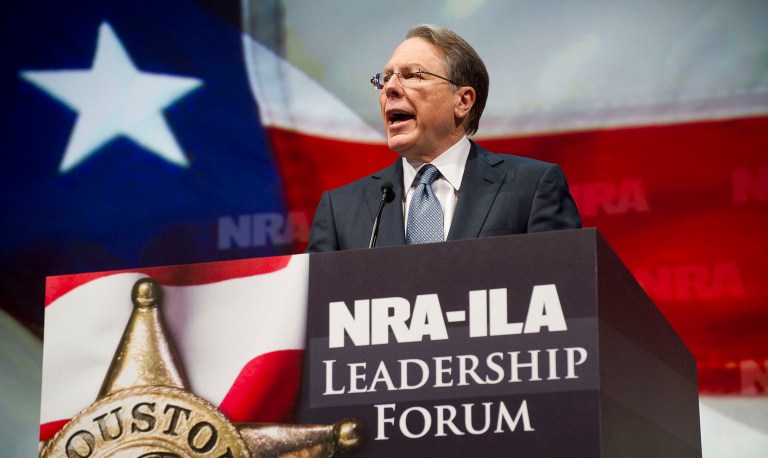 NRA chief executive Wayne LaPierre said it was 