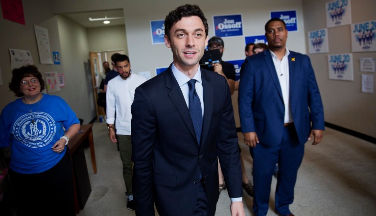 Former Democratic candidate for Georgia's 6th District Jon Ossoff will be a panelist at Netroots Nation's conference in Atlanta on Saturday speaking about how to win elections. (AP Photo/David Goldman)