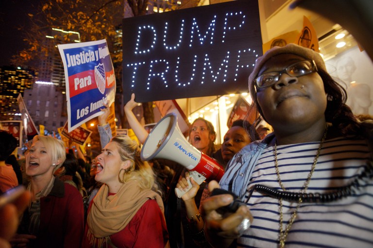 According to a new Washington Post-ABC News poll, Trump's overall unfavorable rating sits at 67 percent, making him the most disliked major-party nominee in 32 years of polling. (AP Photo/Patrick Sison, File)