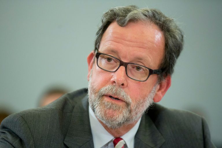 Keith Hall, director of the Congressional Budget Office. The CBO reported that the federal deficit increased through the first quarter of fiscal 2016 to $212 billion. (Andrew Harrer/Bloomberg)