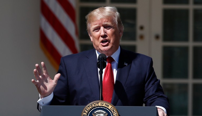 Some of President Trump's top moments of 2017. (AP Photo/Carolyn Kaster)