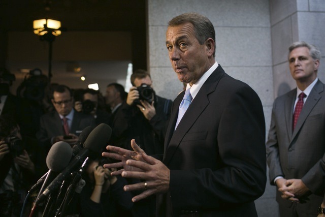 House Republican leaders have have altered a Senate plan to raise the debt ceiling and fund the government that they may vote on it as easy as today, but a tepid reception from their conservative faction has created uncertainty just days before an Oct. 17 deadline to raise the nation's borrowing limit. (Graeme Jennings/Examiner)