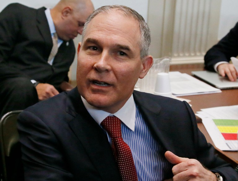 The vote sets up a final confirmation for Pruitt that could come Friday afternoon. (AP Photo/Sue Ogrocki)