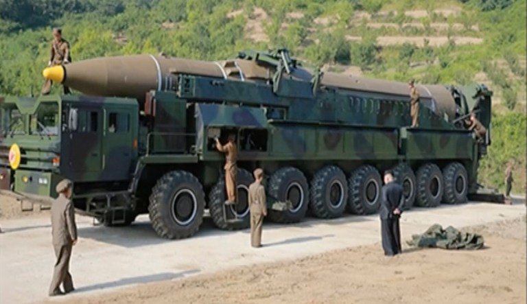 North Korea claimed to have tested its first intercontinental ballistic missile in a launch Tuesday, a potential game-changing development in its push to militarily challenge Washington. (KRT via AP Video)
