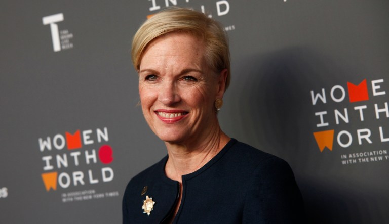 Planned Parenthood President Cecile Richards said Thursday that the organization would continue to fight to receive public funding for its services. (Photo by Andy Kropa/Invision/AP)