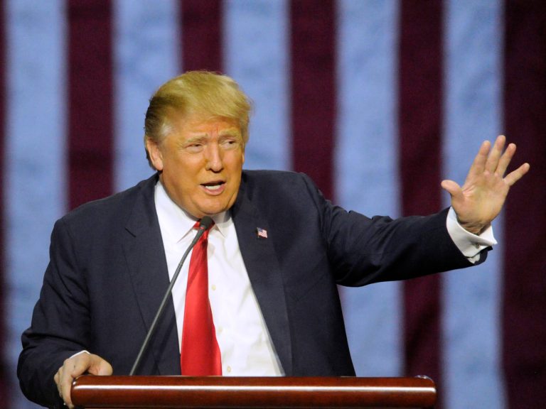 Republican presidential candidate Donald Trump 