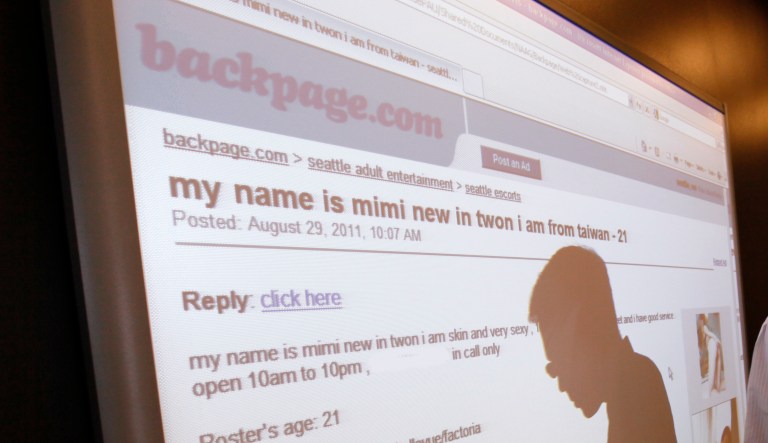 The owners of Backpage.com, a classified ad website, have made generous contributions to several state Democratic parties. (AP Photo/Elaine Thompson)