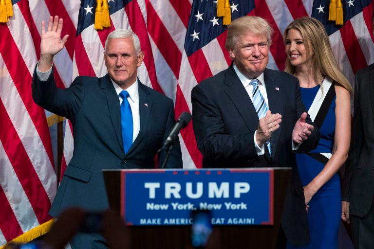 Congressmen and Trump advisor Roger Stone comment on Trump's chances in November. (AP Photo/Evan Vucci)