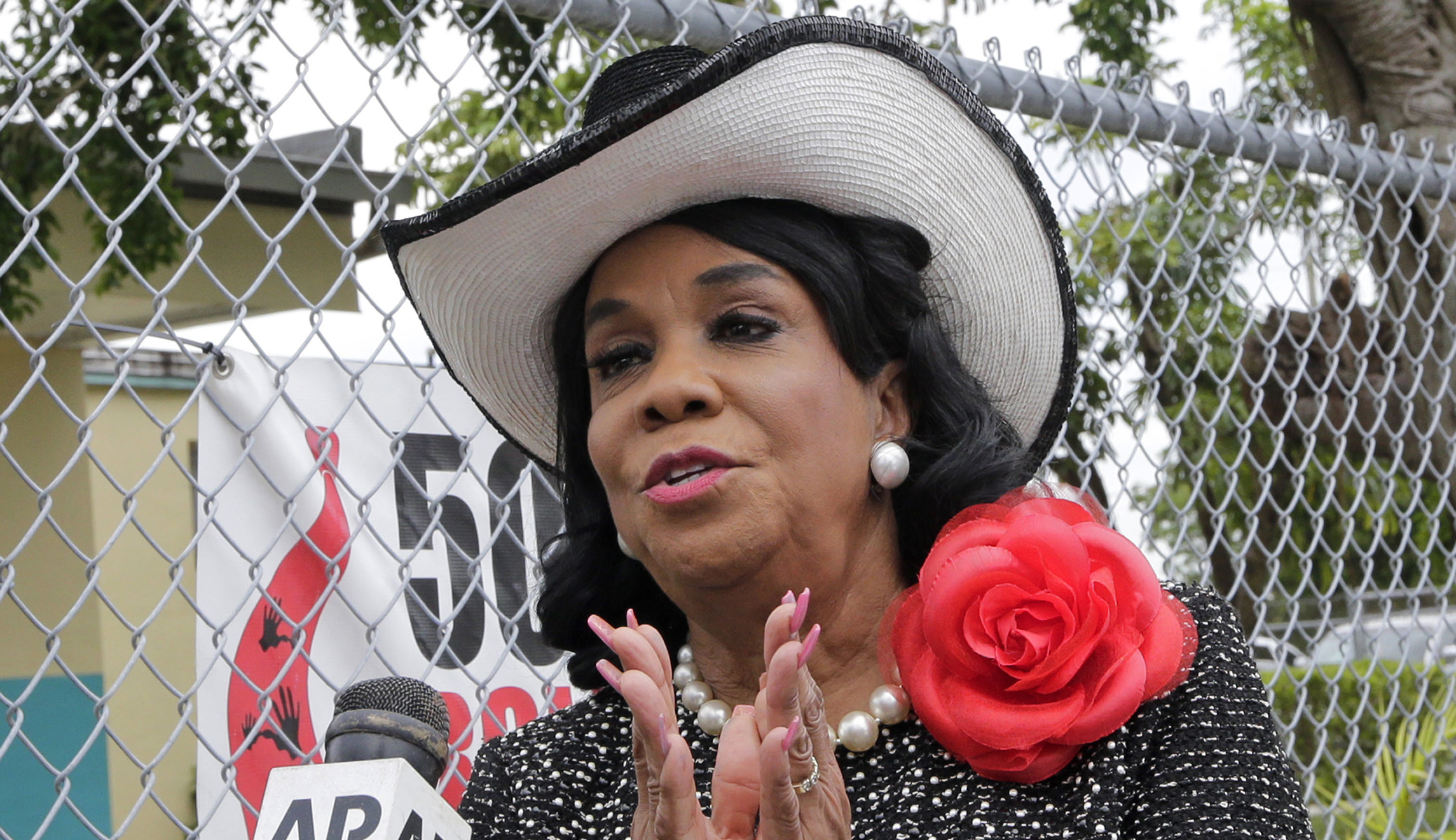 All hat? Rep. Frederica Wilson is a new Halloween costume choice