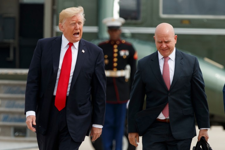 McMaster said Trump will leave on Wednesday after the Fourth of July weekend. (AP Photo/Evan Vucci)