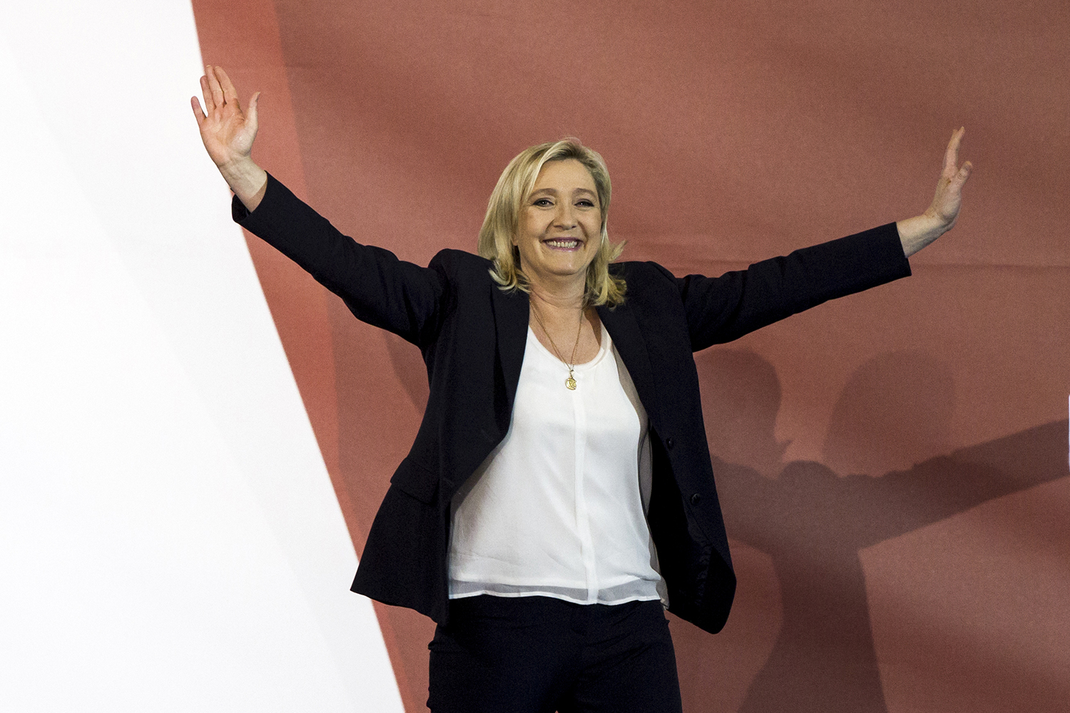 Marine Le Pen visits Trump Tower