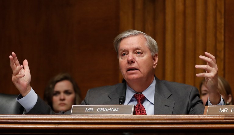 Sen. Lindsey Graham, R-S.C., said Thursday that the appointment of a special counsel to investigate Russia's meddling in the election would significantly hamper efforts by congressional committees to run their own parallel investigations. (AP Photo/Carolyn Kaster)