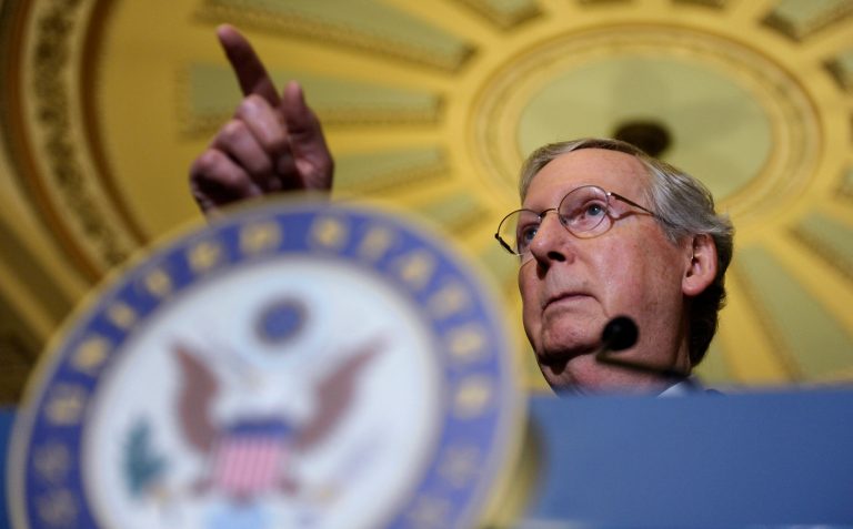 Senate Minority Leader Mitch McConnell, R-Ky., will kick off the debate on President Obama's nominee to the D.C. Circuit Court of Appeals. (AP Photo/Susan Walsh)