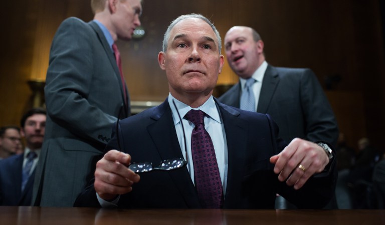 By selecting Oklahoma Attorney General Scott Pruitt to lead the EPA, President-elect Trump has followed through on one of his core campaign commitments. (Graeme Jennings/Washington Examiner)
