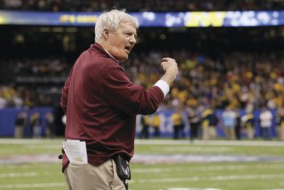 Kevin C. Cox/Getty Images
Coach Frank Beamer and Virginia Tech lost to Michigan in the Sugar Bowl on Tuesday night.