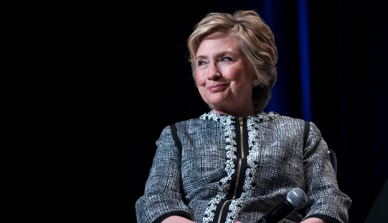 Former Democratic presidential candidate Hillary Clinton's 