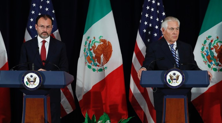 —œWe know what we own, and we, as Americans, need to confront that we are the market,—? Secretary of State Rex Tillerson told reporters. (AP)