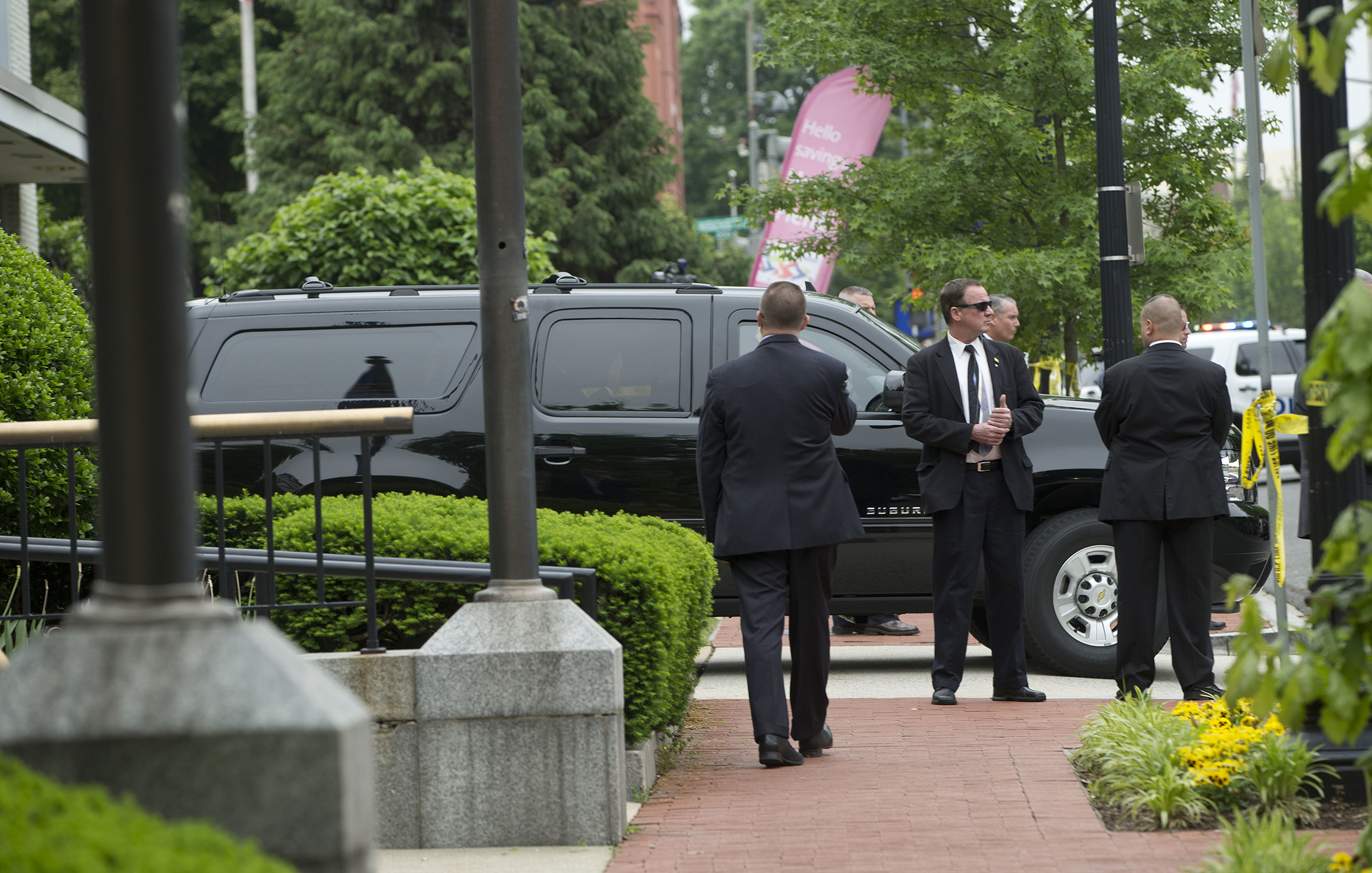 Trump motorcade involved in accident